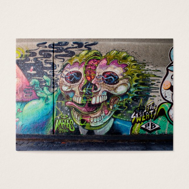 Crazy Kind Of Horror Skull Graffiti (Front)