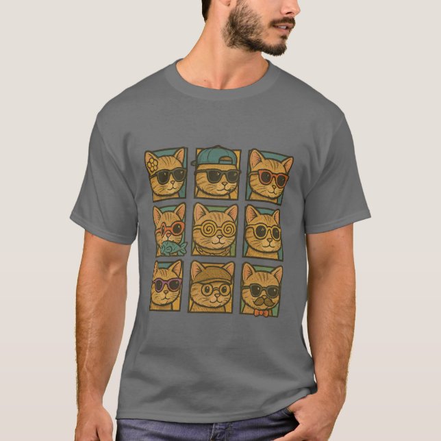 Crazy Kitty Club  T-Shirt (Front)