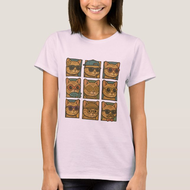 Crazy Kitty Club  T-Shirt (Front)