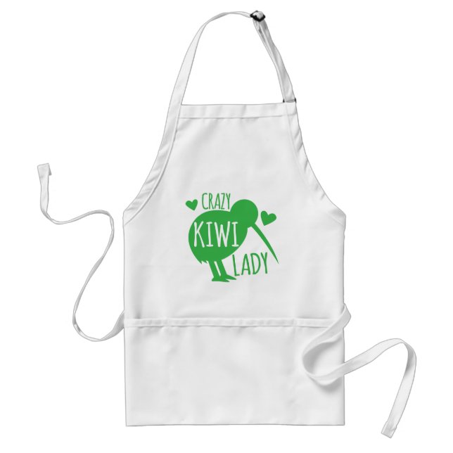 Crazy Kiwi Lady Standard Apron (Front)