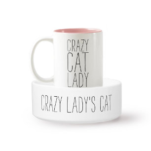 Crazy Lady's Cat   Funny Cat Bowl