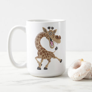 Crazy Laughing  Giraffe Coffee Mug
