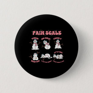 Crazy Love Broken Heart Pain Scale Emotion Valenti 2 Inch Round Button