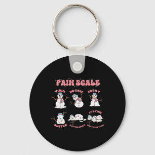 Crazy Love Broken Heart Pain Scale Emotion Valenti Keychain