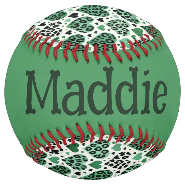 Crazy Love (Green Customize) Softball (Back)