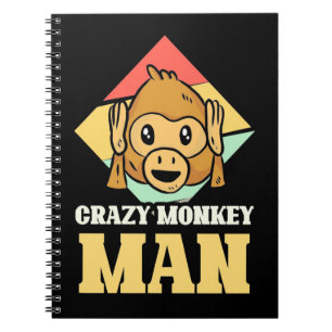 Crazy Monkey Man Notebook