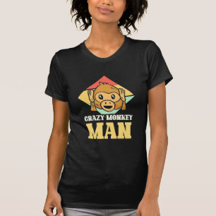 Crazy Monkey Man T-Shirt
