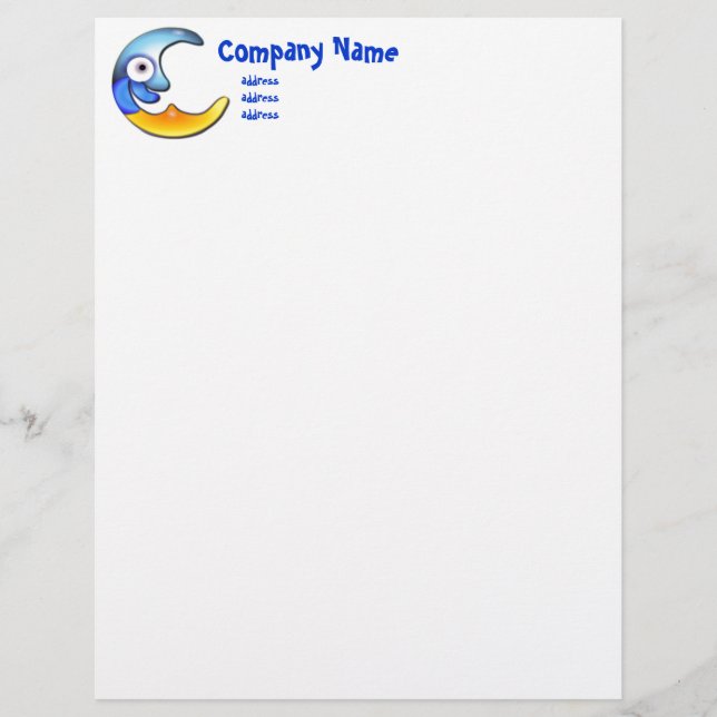 Crazy Moon Letterhead (Front)
