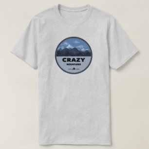 Crazy Mountains Montana Camping T-Shirt