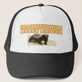 CRAZY NASTYASS HONEY BADGER TRUCKER HAT