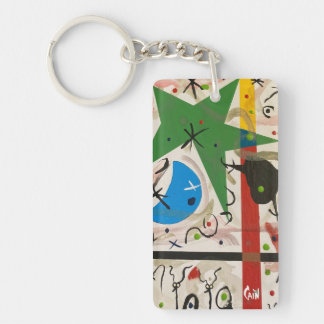CRAZY NIGHT WITH GREEN STAR KEYCHAIN