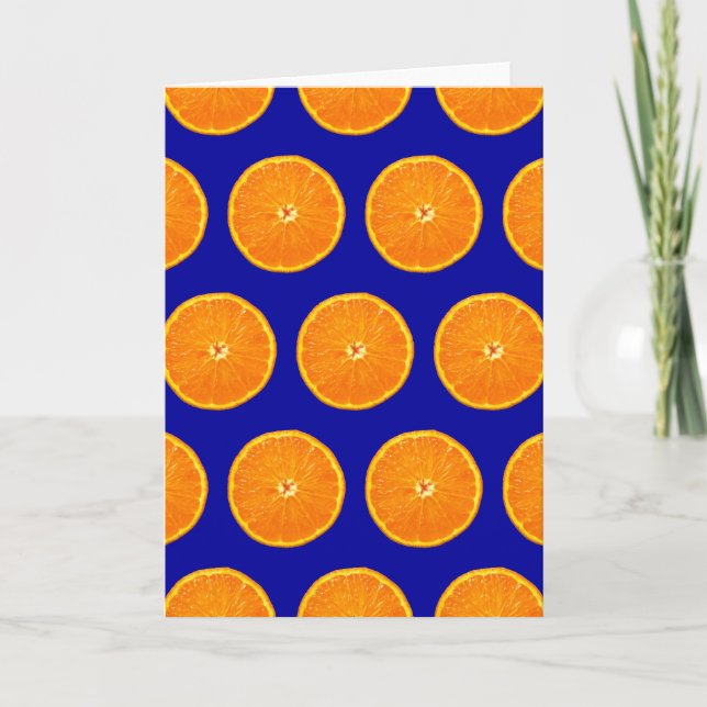 Crazy on Clementines - Blue Card (Front)