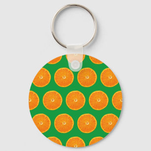 Crazy on Clementines - Green Keychain