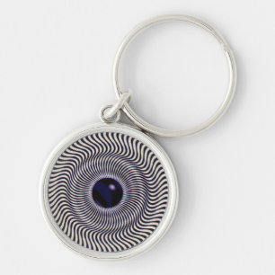 Crazy Optical Illusion - Holographic Circle Keychain