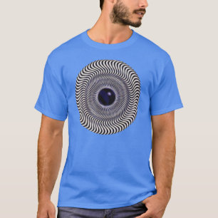 Crazy Optical Illusion - Holographic Circle T-Shirt