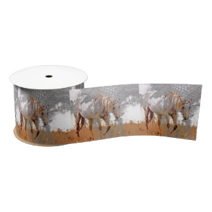 Crazy Paint - Horse Satin Ribbon