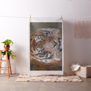 Crazy Paint - Tiger Fabric