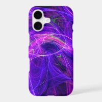 CRAZY PHOTON Purple Blue Fractal Waves