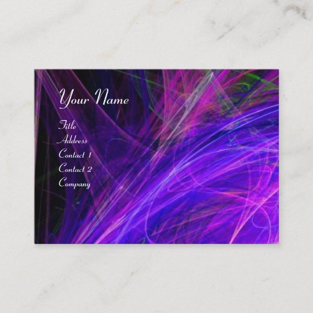 CRAZY PHOTON vibrant Business Card (Front)