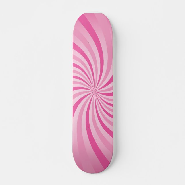 Crazy Pink Skate Board (Front)