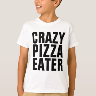 CRAZY PIZZA EATER Kids Boys T-shirts