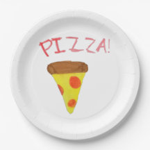 Crazy Pizza plates