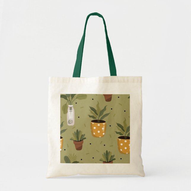 Crazy Plant Lover Tote Bag (Front)