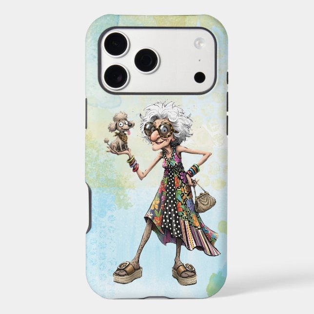Crazy Poodle Lady  (Back)