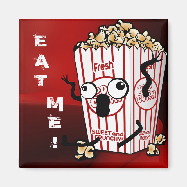 Crazy Popcorn! Magnet (Front)