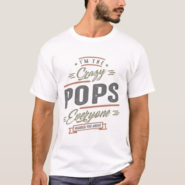 Crazy Pops T-Shirt (Front)