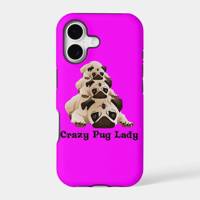 Crazy Pug Lady (Back)
