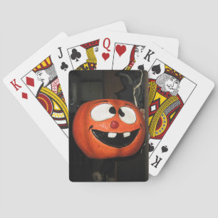 Crazy Pumpkin Playing Cards