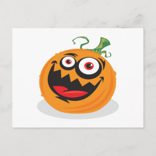 Crazy-Pumpkin Postcard