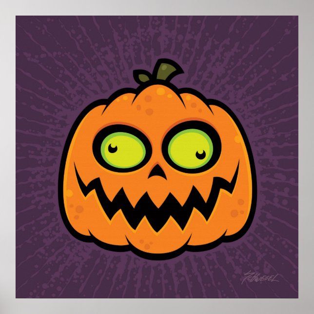 Crazy Pumpkin Poster (Front)