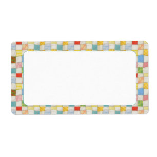CRAZY QUILT 2"x3.75" Labels