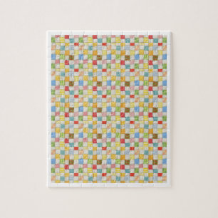 CRAZY QUILT 8x10 Puzzle - White