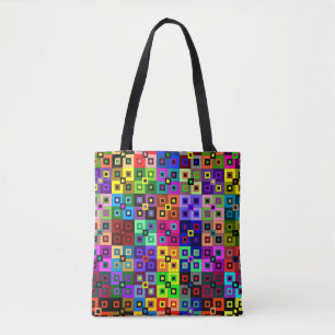 Crazy Quilt Allover Tote Bag