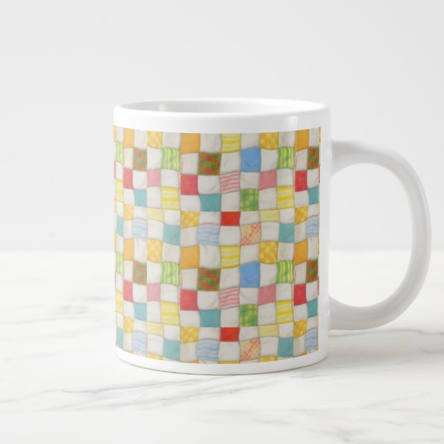 CRAZY QUILT Big Mug (Right)