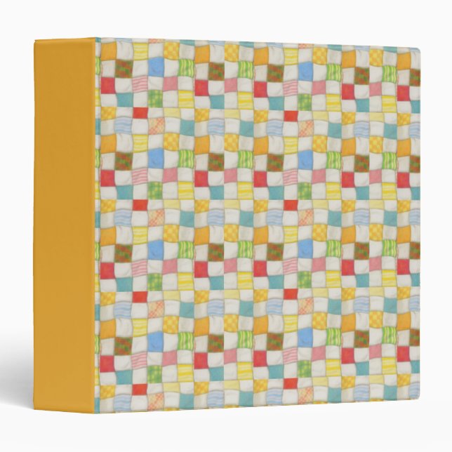 CRAZY QUILT Binder / Gold (Front/Spine)