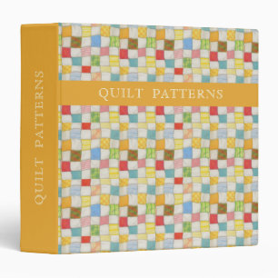 CRAZY QUILT Binder + Text / Gold