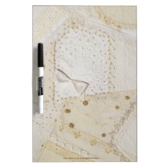 Crazy Quilt Design Dry Erase Board