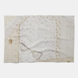 Crazy Quilt Design Kitchen Towel