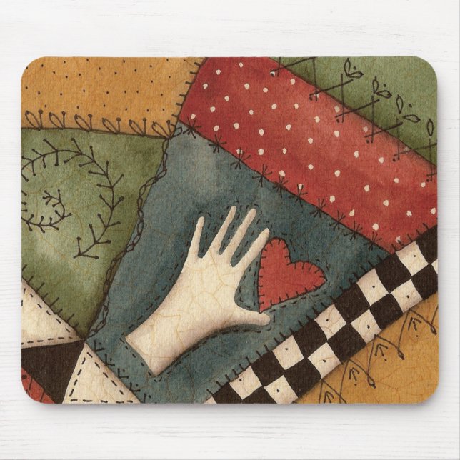 Crazy Quilt Mouse Pad (Front)
