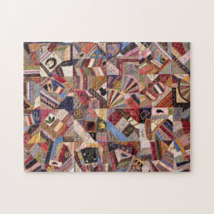 Crazy Quilt Quilting Jigsaw Puzzle