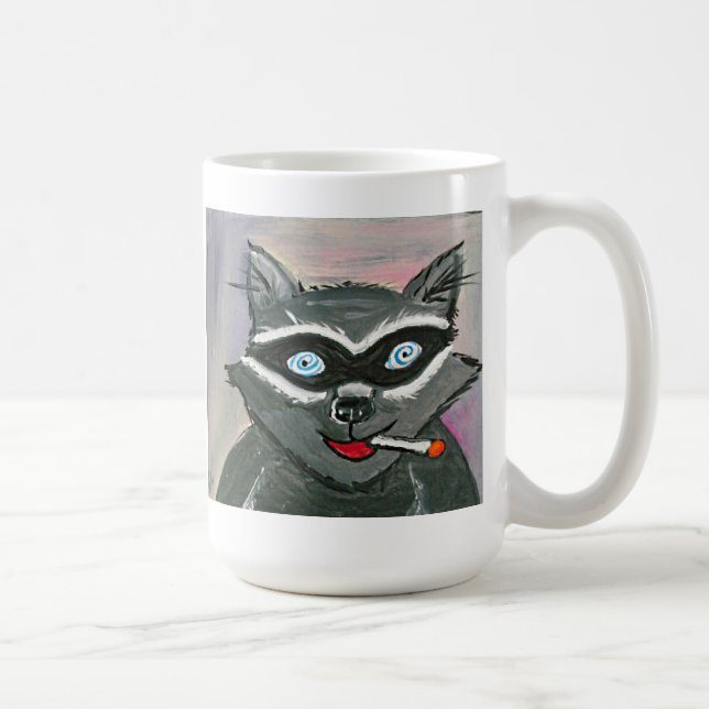 Crazy Raccoon Mug (Right)