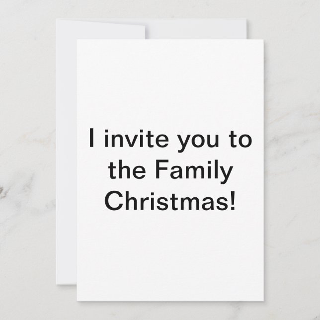 Crazy Red Candy Christmas Invitation (Front)
