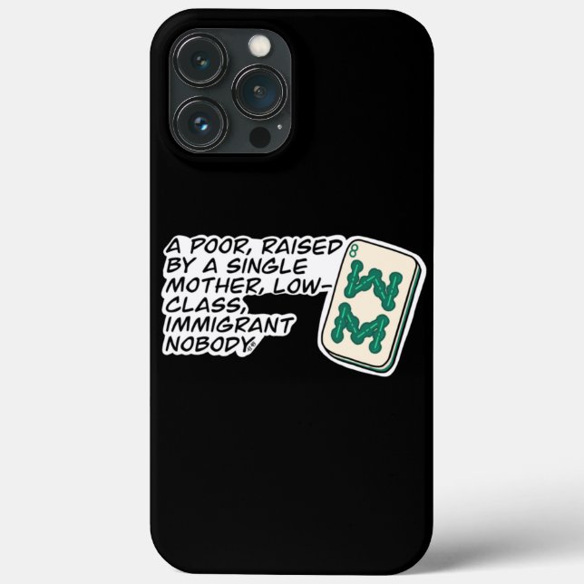 Crazy Rich Asians Mahjong scene quote Classic Case-Mate iPhone Case (Back)