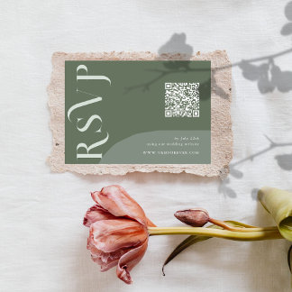  Crazy Right Now QR code RSVP cards
