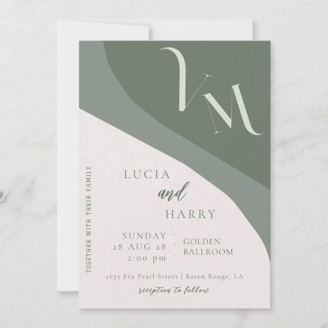 Crazy Right Now Wedding Invitation (Front)