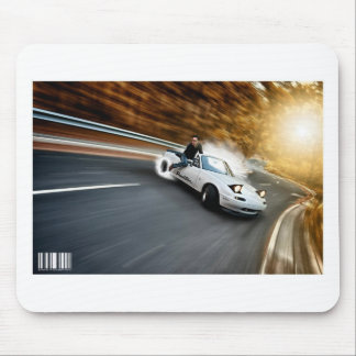 Crazy Roadster Drifter Mouse Pad